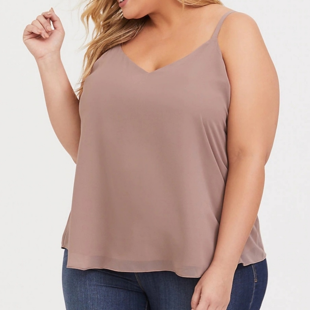 Torrid Layered Swing Tank Nude
